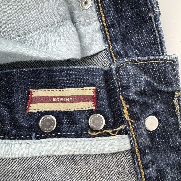 John Varvatos USA Bowery Jeans Men's Slim Straight Blue Denim Button Fly Size 32 - Picture 11 of 16